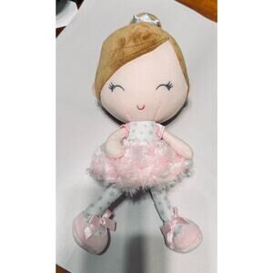 Baby Starters Pink Ballerina Plush Doll 12" Soft Toy Ballet Tutu Rashti & Rashti